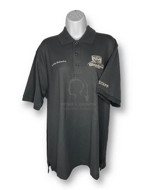 Glendale Spanish Adventurer Club Grey Polo Shirt