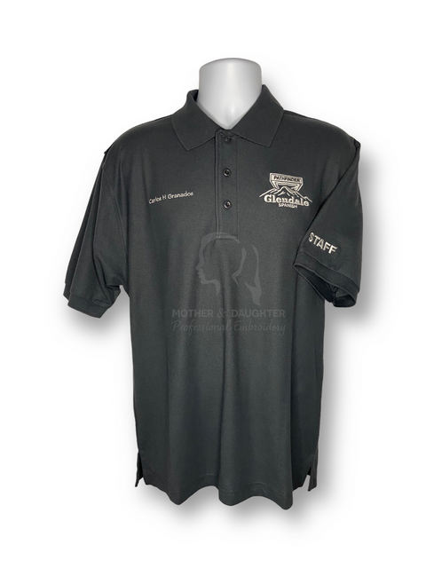 Glendale Spanish Pathfinder Club Grey Polo Shirt